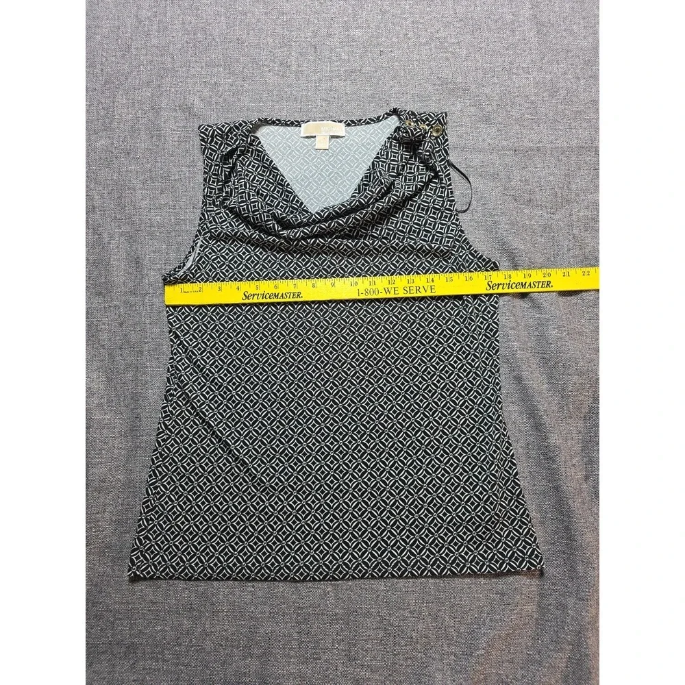 Michael Kors Womens Medium Tank Top Geometric Shapes MK